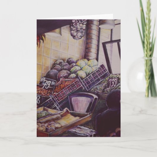 Marché hongrois Place Budapest Carte de voeux (Devant)