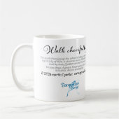 Marche joyeusement... George Fox cite Mug (Gauche)