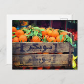 "MARCHÉ MAROCAIN, CARTE POSTALE PHOTOGRAPHIQUE D'O (Devant / Derrière)