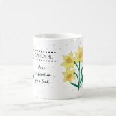 Marche Mug Fleur de naissance avec sens Fleur (Centre)
