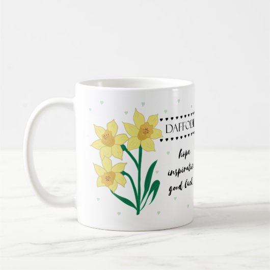 Marche Mug Fleur de naissance avec sens Fleur (Gauche)