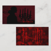 Marche par le carte de visite de village (Devant / Derrière)