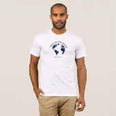 Marche Pour Le Monde T-Shirt - Unisex White (Devant entier)