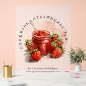 Marché rustique de confiture de fraises maison (Mariage)