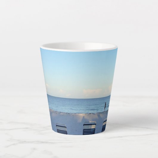 Marche tranquille Latte Mug (Devant)