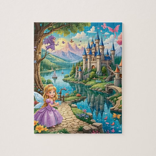 Märchen Puzzle, 20,3 cm x 25,4 cm, 110 Teile Legpuzzel (Verticaal)