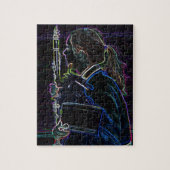 Marcher Clarinetist Puzzle (Vertical)