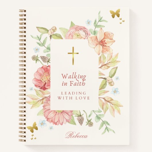 Marcher dans la foi Carnet spirale (Devant)