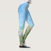 Marcher dans le champ de pavots rouges leggings bl (Droite)