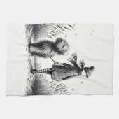 Marcher le chien serviette de cuisine (Horizontal)