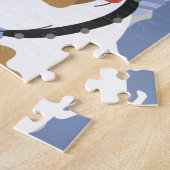 Marcher le puzzle du chien (Côté)