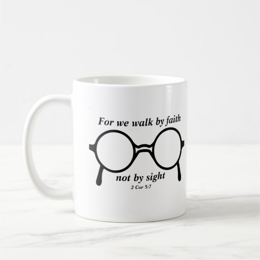 Marcher par Faith mug (Gauche)