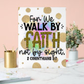 Marcher par la foi Bible Verse (Mariage)