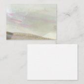 "Marcher sur le sable" : Carte originale Abstraite (Devant / Derrière)