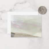 "Marcher sur le sable" : Carte originale Abstraite (Devant/Arrière en situation)