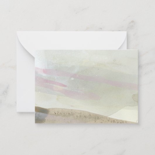 "Marcher sur le sable" : Carte originale Abstraite (Devant)