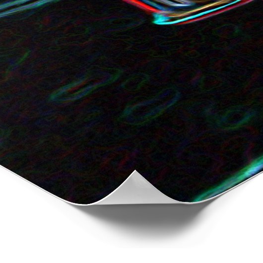 Marcher une affiche Clarinetist (Coin)