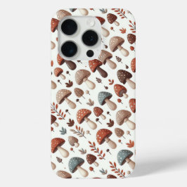 marcherende paddenstoelen iPhone 15 pro case
