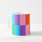 Marches arc-en-ciel Blocs Motif classique Mug (Devant gauche)