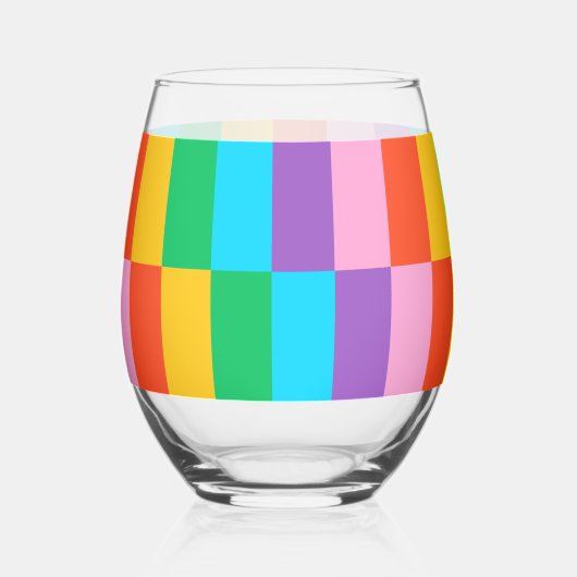 Marches arc-en-ciel Blocs Motif Verre sans pierre (Recto)