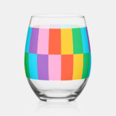 Marches arc-en-ciel Blocs Motif Verre sans pierre (Verso)