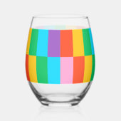 Marches arc-en-ciel Blocs Motif Verre sans pierre (Droite)