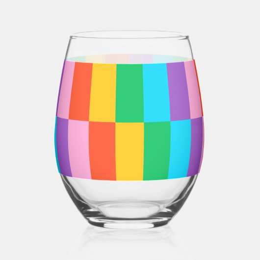 Marches arc-en-ciel Blocs Motif Verre sans pierre (Gauche)
