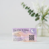 Marches de chiens et assis | Carte de visite de co (Debout devant)