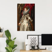 Marchesa Brigida Spinola Doria - Rubens Fine Art Poster (Thuiskantoor)