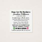 Marcheur de chiens - chargeur (Dos)