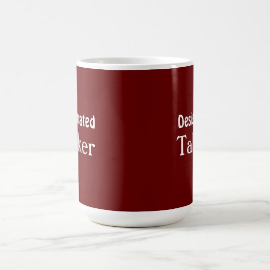 Marcheuse désignée Funny Mug rouge (Centre)
