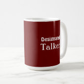Marcheuse désignée Funny Mug rouge (Devant droit)
