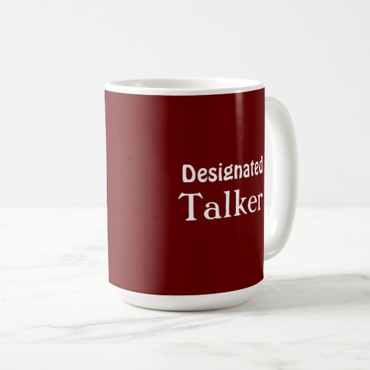 Marcheuse désignée Funny Mug rouge (Devant droit)