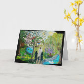 Marchez Avec Les Cartes De Voeux Du Christ (Fleur jaune)