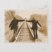 Marchez les Rails ensemble - Carte postale (Devant)