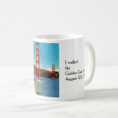 Marchez sur le Golden Gate Bridge Mug (Devant droit)