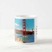 Marchez sur le Golden Gate Bridge Mug (Centre)