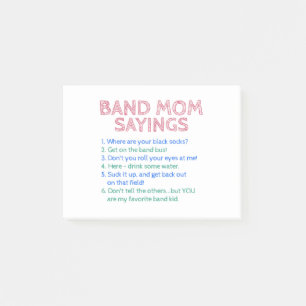 Marching Band - Band Mam Gezegden Post-it® Notes
