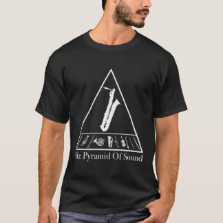 Marching Band Baritone Saxofoon T-shirt