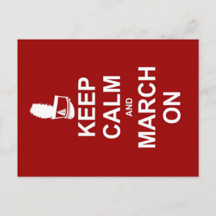 Marching Band Blijf kalm Custom Briefkaart