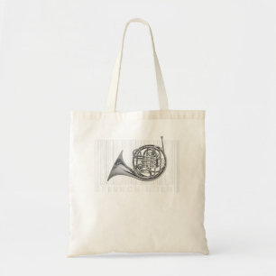 Marching Band Brass Horn Musician - French Horn1 Tote Bag