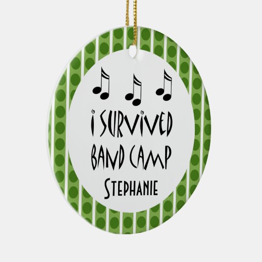 Marching Band Camp Personalized Ornament (Rechts)