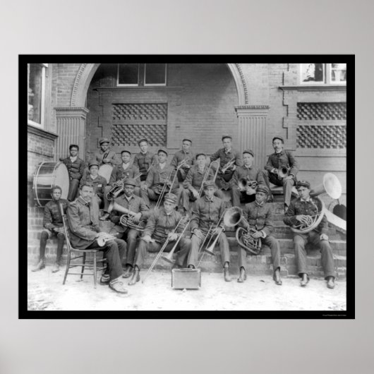 Marching Band Claflin University 1898 Poster (Voorkant)
