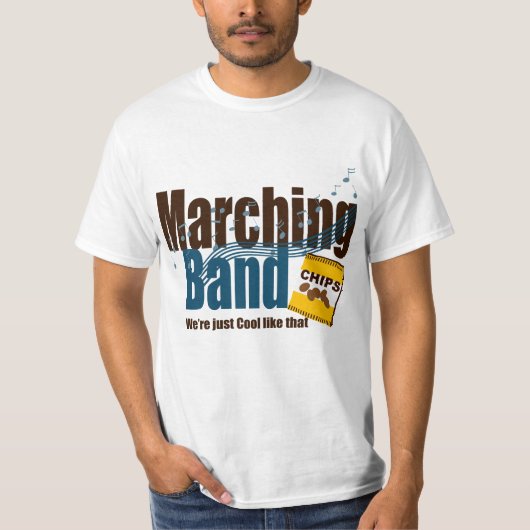 Marching band cool als dat t-shirt (Voorkant)