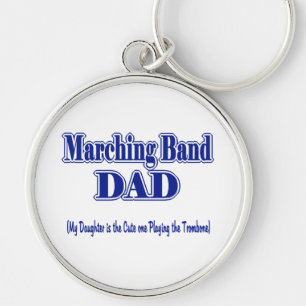 Marching Band Dad/Trombone Sleutelhanger