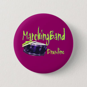 Marching Band Drumline Ronde Button 5,7 Cm