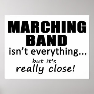 Marching Band Echt dichtbij Poster