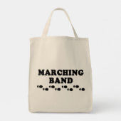 Marching Band Footprint Tote Bag (Achterkant)
