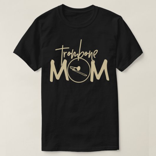 Marching Band Funny Trombone mama T-shirt (Design voorkant)
