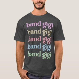 Marching Band Gigi Grandma Gigi van een bandlid T-shirt